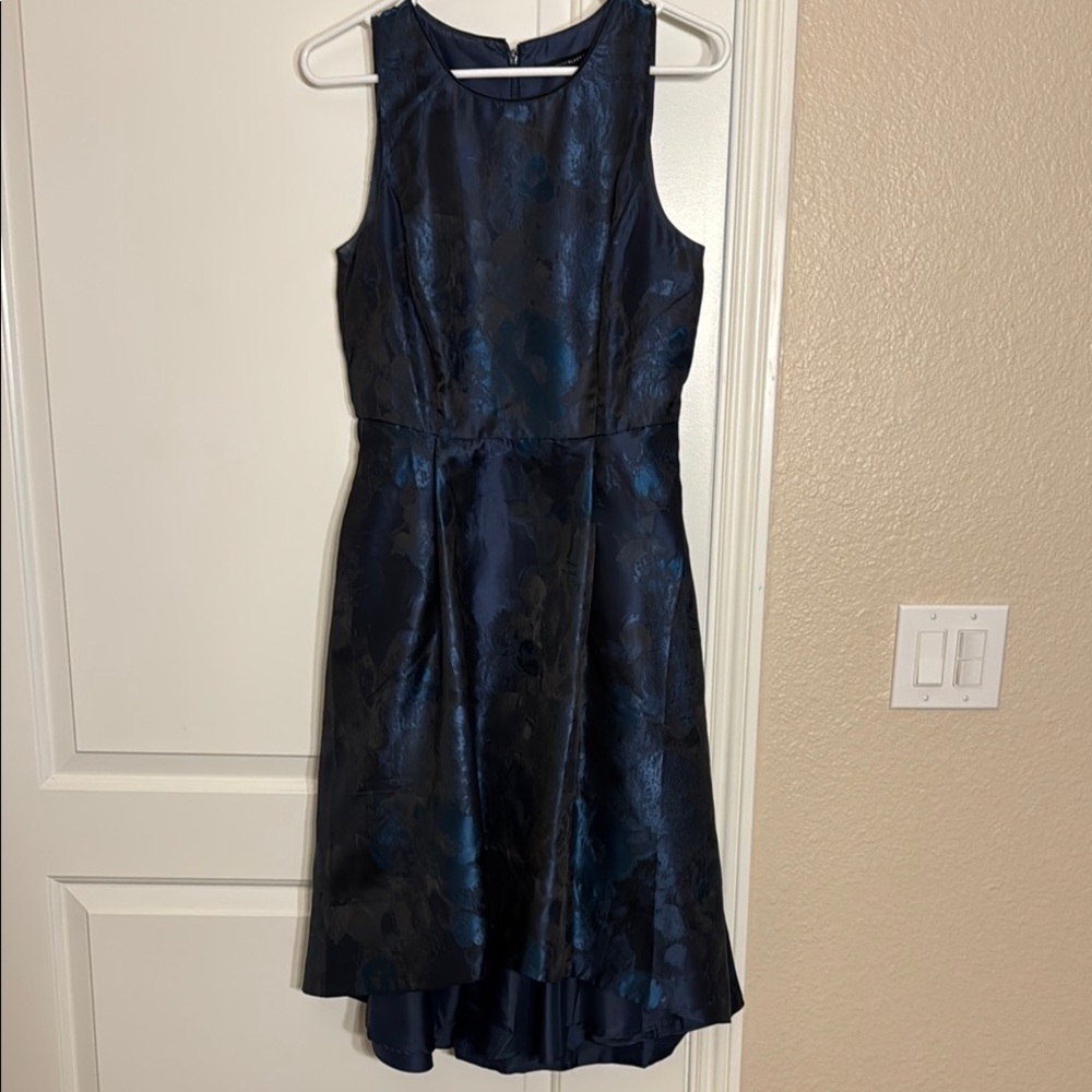 Elegant Blue Sleeveless Dress